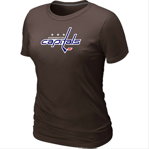 Washington Capitals Big & Tall Women's Logo Brown T-Shirt,We sell and wholesale Washington Capitals Big & Tall Women's Logo Brown T-Shirt on line form chian!
