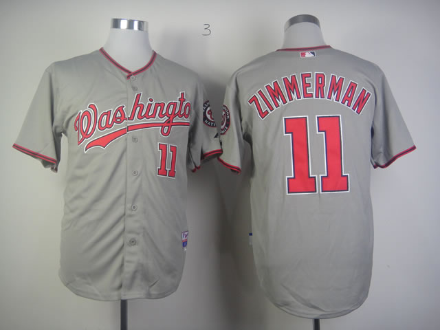Washington Nationals #11 Zimmerman Gray Jerseys,We sell and wholesale Washington Nationals #11 Zimmerman Gray Jerseys on line form chian!