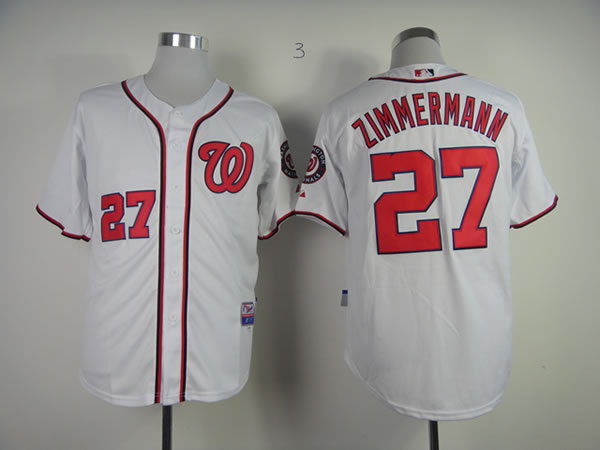 Washington Nationals #27 Jordan Zimmermann White Jerseys,We sell and wholesale Washington Nationals #27 Jordan Zimmermann White Jerseys on line form chian!