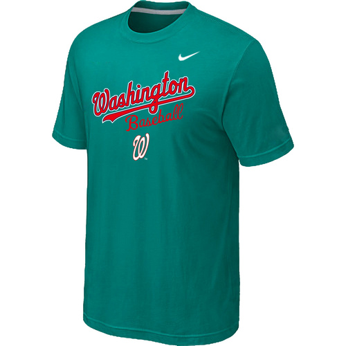 Washington Nationals 2014 Home Practice T-Shirt - Green,We sell and wholesale Washington Nationals 2014 Home Practice T-Shirt - Green on line form chian!