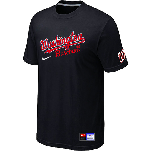 Washington Nationals Black Nike Short Sleeve Practice T-Shirt,We sell and wholesale Washington Nationals Black Nike Short Sleeve Practice T-Shirt on line form chian!