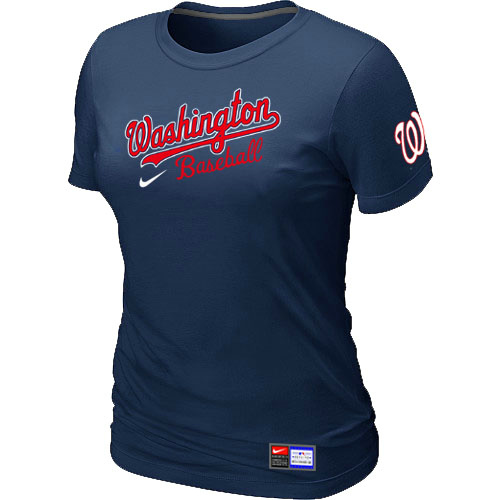 Washington Nationals D.Blue Nike Women's Short Sleeve Practice T-Shirt,We sell and wholesale Washington Nationals D.Blue Nike Women's Short Sleeve Practice T-Shirt on line form chian!