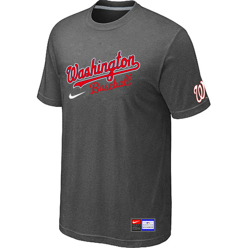 Washington Nationals D.Grey Nike Short Sleeve Practice T-Shirt,We sell and wholesale Washington Nationals D.Grey Nike Short Sleeve Practice T-Shirt on line form chian!