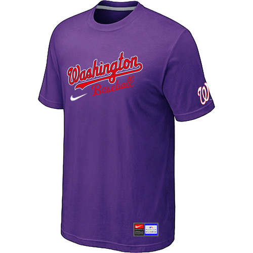 Washington Nationals Purple Nike Short Sleeve Practice T-Shirt,We sell and wholesale Washington Nationals Purple Nike Short Sleeve Practice T-Shirt on line form chian!