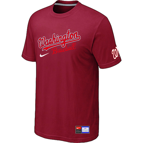 Washington Nationals Red Nike Short Sleeve Practice T-Shirt,We sell and wholesale Washington Nationals Red Nike Short Sleeve Practice T-Shirt on line form chian!