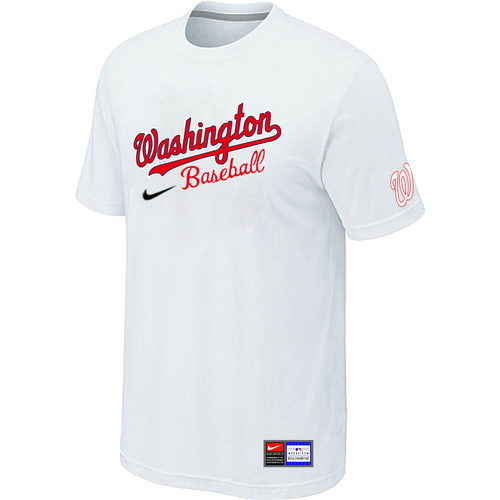 Washington Nationals White Nike Short Sleeve Practice T-Shirt,We sell and wholesale Washington Nationals White Nike Short Sleeve Practice T-Shirt on line form chian!