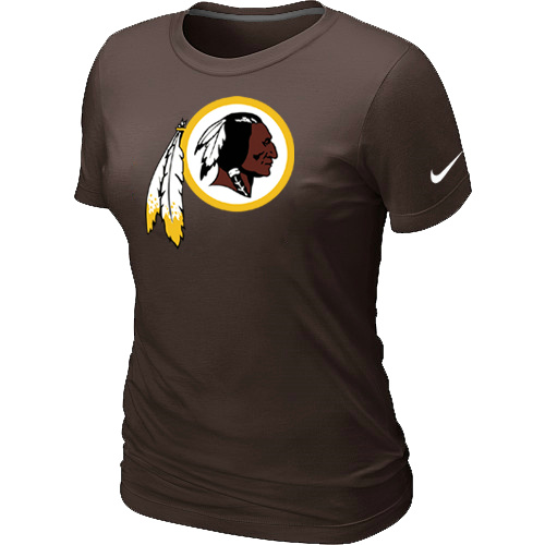 Washington Red Skins Brown Women's Logo T-Shirt,We sell and wholesale Washington Red Skins Brown Women's Logo T-Shirt on line form chian!