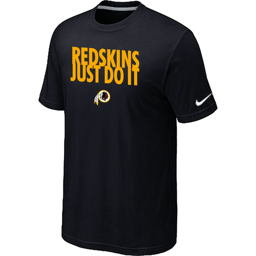Washington Red Skins Just Do It Black T-Shirt,We sell and wholesale Washington Red Skins Just Do It Black T-Shirt on line form chian!