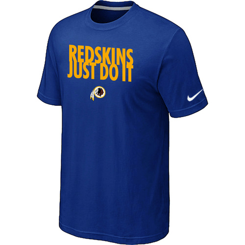 Washington Red Skins Just Do It Blue T-Shirt,We sell and wholesale Washington Red Skins Just Do It Blue T-Shirt on line form chian!