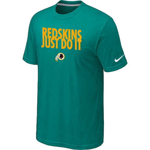 Washington Red Skins Just Do It Green T-Shirt,We sell and wholesale Washington Red Skins Just Do It Green T-Shirt on line form chian!