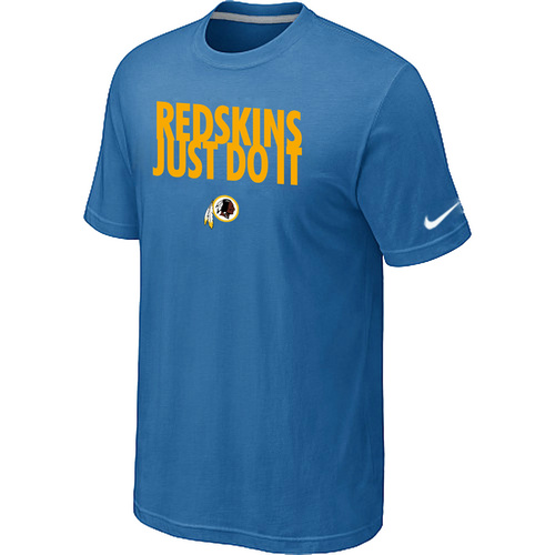 Washington Red Skins Just Do It light Blue T-Shirt,We sell and wholesale Washington Red Skins Just Do It light Blue T-Shirt on line form chian!