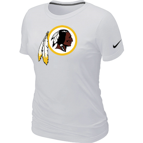 Washington Red Skins White Women's Logo T-Shirt,We sell and wholesale Washington Red Skins White Women's Logo T-Shirt on line form chian!