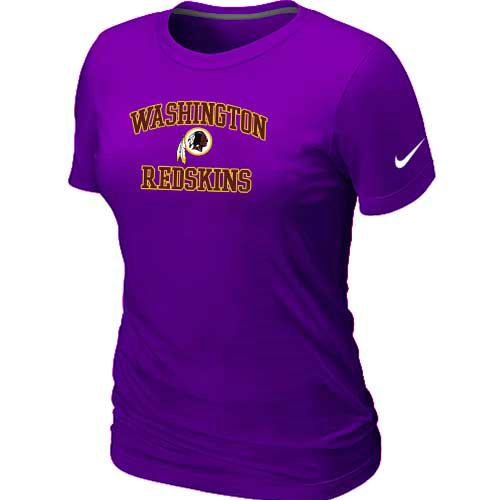 Washington Red Skins Women's Heart & Soul Purple T-Shirt,We sell and wholesale Washington Red Skins Women's Heart & Soul Purple T-Shirt on line form chian!