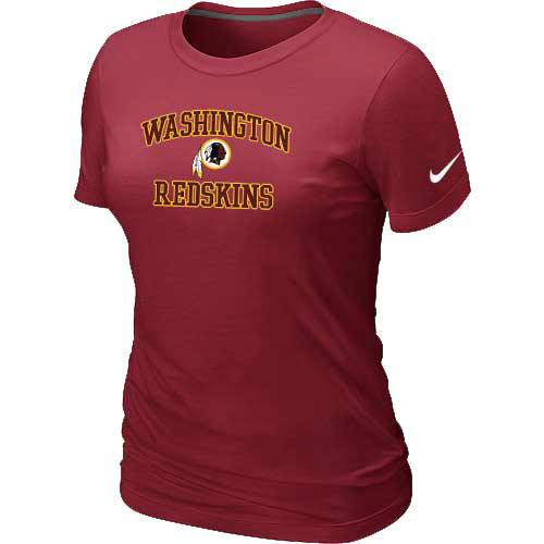 Washington Red Skins Women's Heart & Soul Red T-Shirt,We sell and wholesale Washington Red Skins Women's Heart & Soul Red T-Shirt on line form chian!