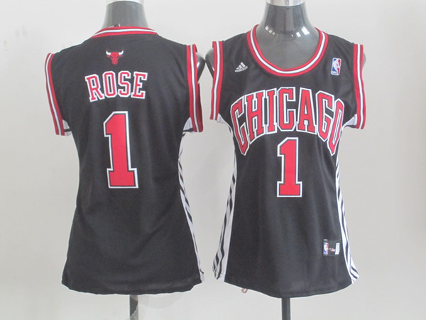 Womens Chicago Bulls #1 Rose Black Jerseys,We sell and wholesale Womens Chicago Bulls #1 Rose Black Jerseys on line form chian!
