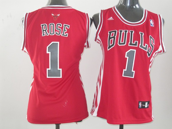 Womens Chicago Bulls #1 Rose Red Jerseys,We sell and wholesale Womens Chicago Bulls #1 Rose Red Jerseys on line form chian!