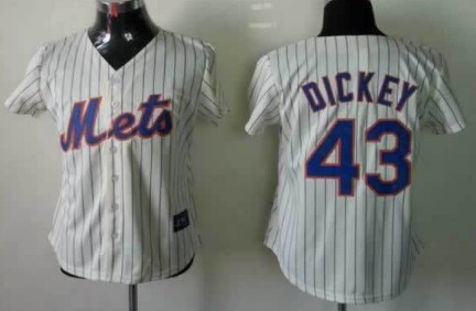 Womens New York Mets #43 R.A. Dickey Cream Jerseys,We sell and wholesale Womens New York Mets #43 R.A. Dickey Cream Jerseys on line form chian!