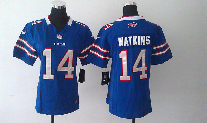 Womens Nike Limited Buffalo Bills #14 Watkins Blue Jerseys,We sell and wholesale Womens Nike Limited Buffalo Bills #14 Watkins Blue Jerseys on line form chian!