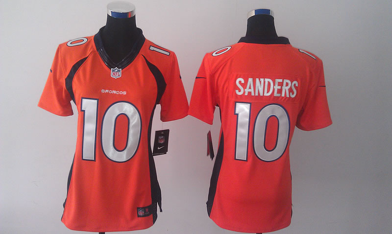 Womens Nike Limited Denver Broncos #10 Sanders Orange Jerseys,We sell and wholesale Womens Nike Limited Denver Broncos #10 Sanders Orange Jerseys on line form chian!