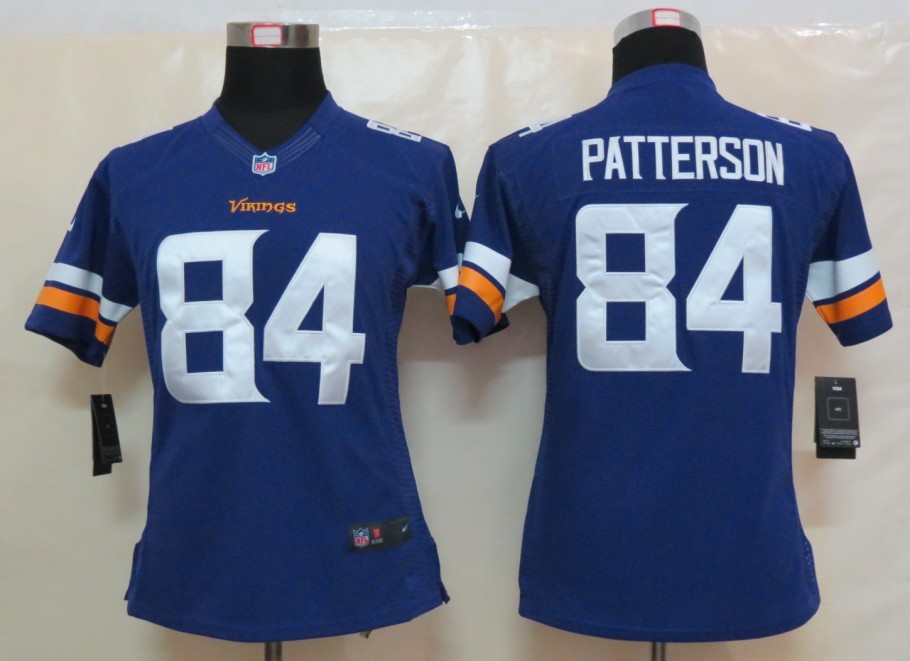 Womens Nike Limited Minnesota Vikings #84 Patterson Purple Jerseys,We sell and wholesale Womens Nike Limited Minnesota Vikings #84 Patterson Purple Jerseys on line form chian!