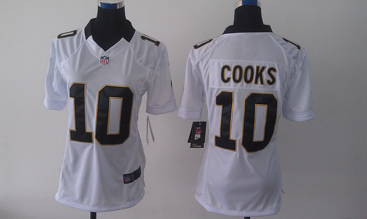Womens Nike Limited New Orleans Saints #10 Cooks White Jerseys,We sell and wholesale Womens Nike Limited New Orleans Saints #10 Cooks White Jerseys on line form chian!