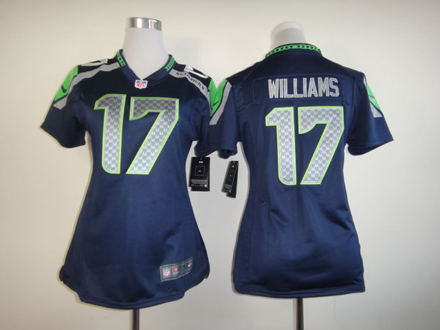 Womens Nike Limited Seattle Seahawks #17 Mike Williams Blue Jerseys,We sell and wholesale Womens Nike Limited Seattle Seahawks #17 Mike Williams Blue Jerseys on line form chian!