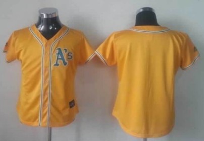 Womens Oakland Athletics Blank Yellow Jerseys,We sell and wholesale Womens Oakland Athletics Blank Yellow Jerseys on line form chian!