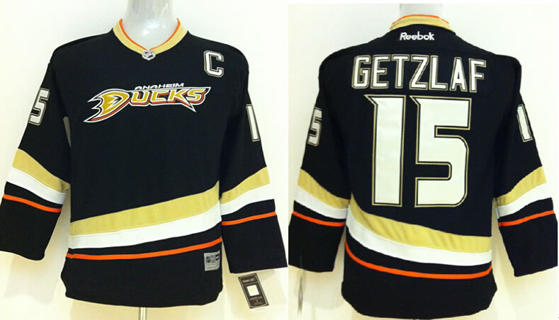 Youth Anaheim Ducks #15 Ryan Getzlaf Black Jerseys,We sell and wholesale Youth Anaheim Ducks #15 Ryan Getzlaf Black Jerseys on line form chian!
