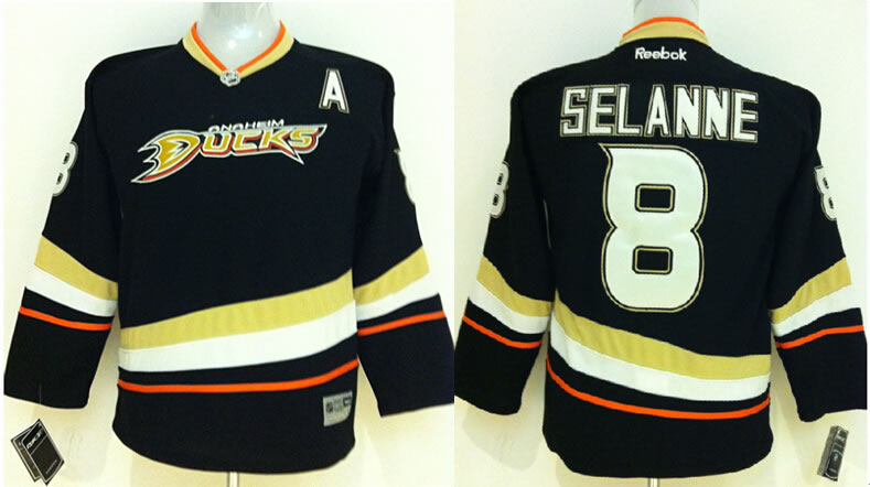 Youth Anaheim Ducks #8 Teemu Selanne Black Jerseys,We sell and wholesale Youth Anaheim Ducks #8 Teemu Selanne Black Jerseys on line form chian!