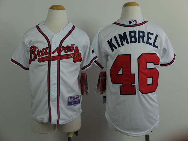 Youth Atlanta Braves #46 Craig Kimbrel White Jerseys,We sell and wholesale Youth Atlanta Braves #46 Craig Kimbrel White Jerseys on line form chian!