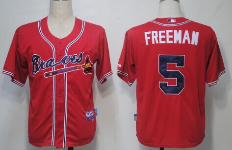 Youth Atlanta Braves #5 Freddie Freeman Red Jerseys,We sell and wholesale Youth Atlanta Braves #5 Freddie Freeman Red Jerseys on line form chian!