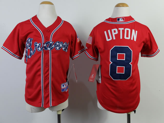 Youth Atlanta Braves #8 Justin Upton 2014 Red Jerseys,We sell and wholesale Youth Atlanta Braves #8 Justin Upton 2014 Red Jerseys on line form chian!