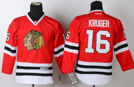Youth Chicago Blackhawks #16 Marcus Kruger Red Jerseys,We sell and wholesale Youth Chicago Blackhawks #16 Marcus Kruger Red Jerseys on line form chian!