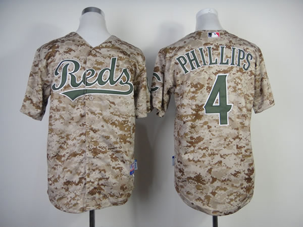 Youth Cincinnati Reds #4 Brandon Phillips 2014 Camo Jerseys,We sell and wholesale Youth Cincinnati Reds #4 Brandon Phillips 2014 Camo Jerseys on line form chian!