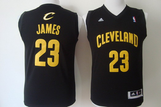 Youth Cleveland Cavaliers #23 LeBron James Black With Golden Jerseys,We sell and wholesale Youth Cleveland Cavaliers #23 LeBron James Black With Golden Jerseys on line form chian!