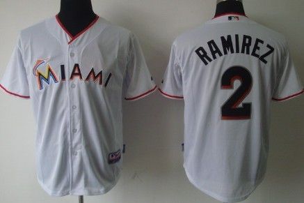 Youth Florida Marlins #2 Hanley Ramirez White Jerseys,We sell and wholesale Youth Florida Marlins #2 Hanley Ramirez White Jerseys on line form chian!