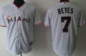 Youth Florida Marlins #7 Jose Reyes White Jerseys,We sell and wholesale Youth Florida Marlins #7 Jose Reyes White Jerseys on line form chian!