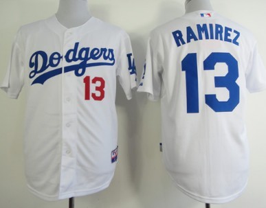 Youth Los Angeles Dodgers #13 Hanley Ramirez White Jerseys,We sell and wholesale Youth Los Angeles Dodgers #13 Hanley Ramirez White Jerseys on line form chian!