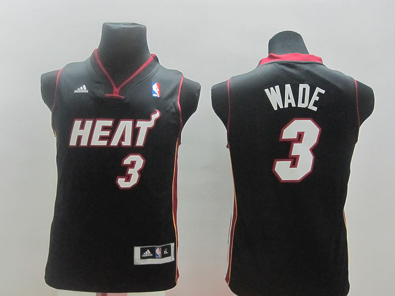 Youth Miami Heat #3 Wade Black Jerseys,We sell and wholesale Youth Miami Heat #3 Wade Black Jerseys on line form chian!