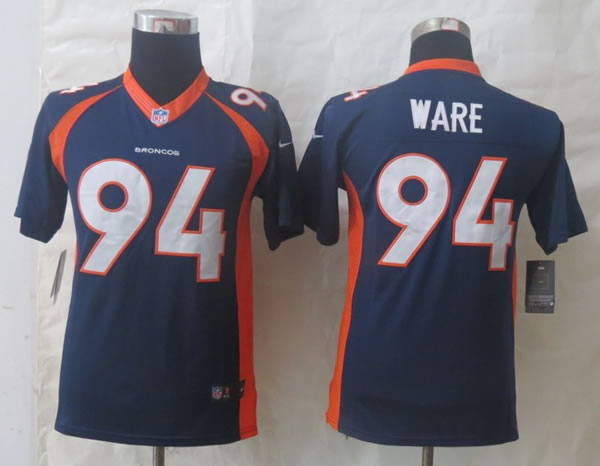 Youth Nike Limited Denver Broncos #94 Ware Blue Jerseys,We sell and wholesale Youth Nike Limited Denver Broncos #94 Ware Blue Jerseys on line form chian!