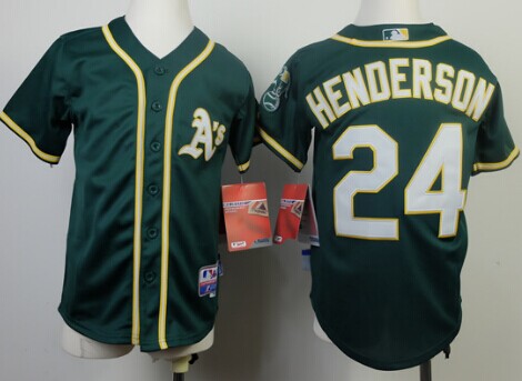 Youth Oakland Athletics #24 Rickey Henderson 2014 Green Jerseys,We sell and wholesale Youth Oakland Athletics #24 Rickey Henderson 2014 Green Jerseys on line form chian!