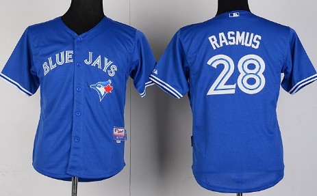 Youth Toronto Blue Jays #28 Colby Rasmus 2012 Blue Jerseys,We sell and wholesale Youth Toronto Blue Jays #28 Colby Rasmus 2012 Blue Jerseys on line form chian!