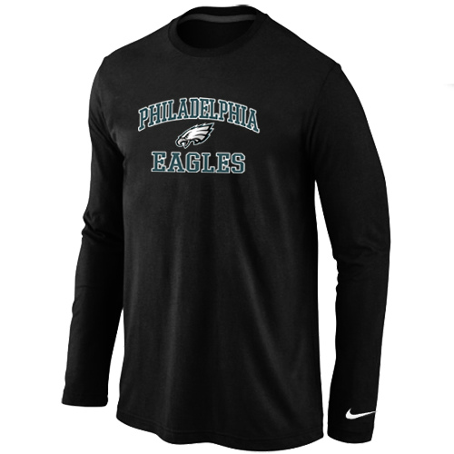nike Philadelphia Eagles Heart & Soul Long Sleeve T-Shirt Black,We sell and wholesale nike Philadelphia Eagles Heart & Soul Long Sleeve T-Shirt Black on line form chian!