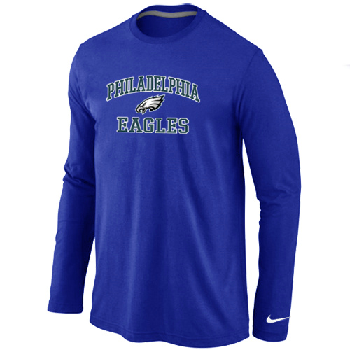 nike Philadelphia Eagles Heart & Soul Long Sleeve T-Shirt Blue,We sell and wholesale nike Philadelphia Eagles Heart & Soul Long Sleeve T-Shirt Blue on line form chian!