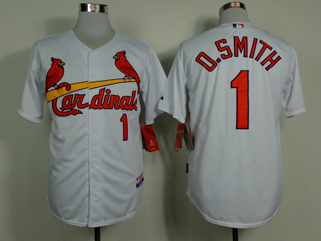 St.Louis Cardinals #1 Ozzie Smith White Throwback Jerseys,We sell and wholesale St.Louis Cardinals #1 Ozzie Smith White Throwback Jerseys on line form chian!