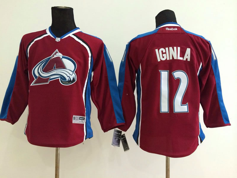 Youth Colorado Avalanche #12 Jarome Iginla Red Jerseys,We sell and wholesale Youth Colorado Avalanche #12 Jarome Iginla Red Jerseys on line form chian!