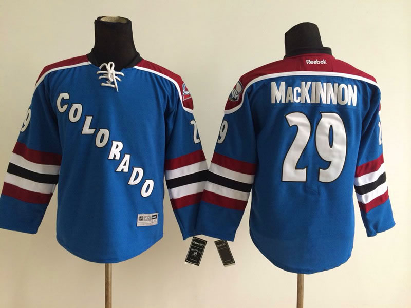 Youth Colorado Avalanche #29 Nathan MacKinnon Blue Jerseys,We sell and wholesale Youth Colorado Avalanche #29 Nathan MacKinnon Blue Jerseys on line form chian!