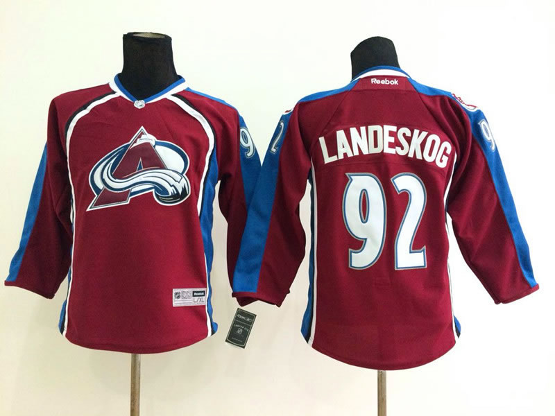 Youth Colorado Avalanche #92 Gabriel Landeskog Red Jerseys,We sell and wholesale Youth Colorado Avalanche #92 Gabriel Landeskog Red Jerseys on line form chian!