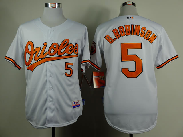 Baltimore Orioles #5 Brooks Robinson White Throwback Jerseys,We sell and wholesale Baltimore Orioles #5 Brooks Robinson White Throwback Jerseys on line form chian!