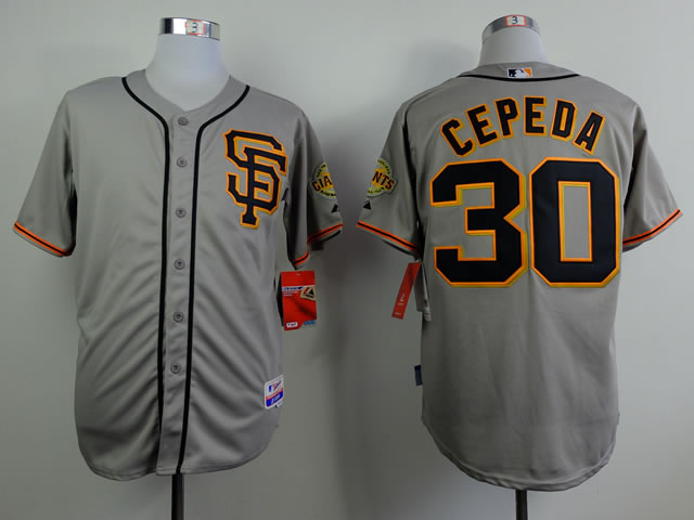 San Francisco Giants #30 Orlando Cepeda Gray SF Edition Jerseys,We sell and wholesale San Francisco Giants #30 Orlando Cepeda Gray SF Edition Jerseys on line form chian!